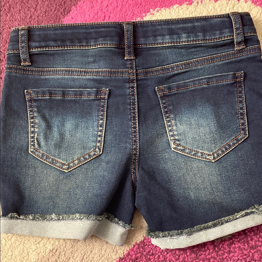 Blue Denim Shorts - Picture 4 of 4